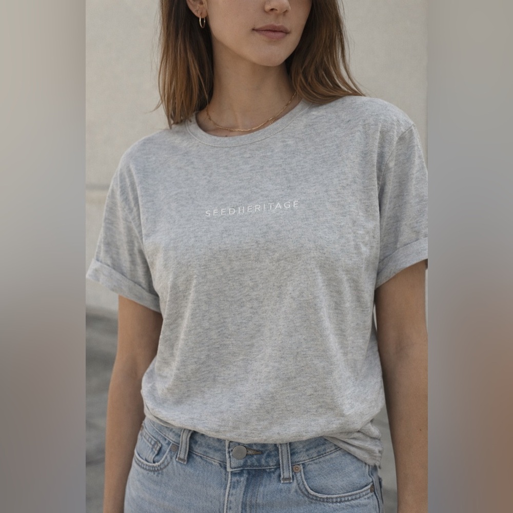 Seed Heritage Light Gray Short Sleeve Tee